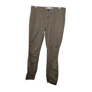 Aventura Organic Cotton Fair Trade Khaki Jogger Pants Womens Size 6